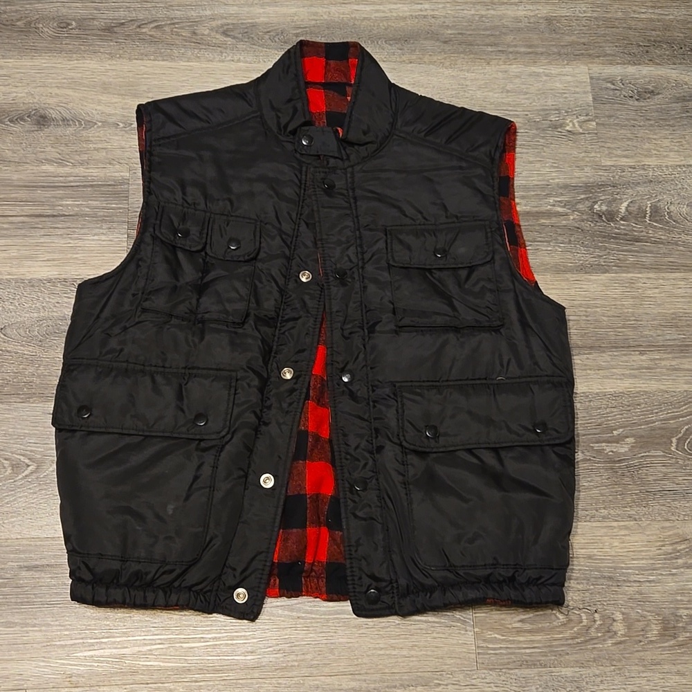 Vintage mens reversible vest sz medium